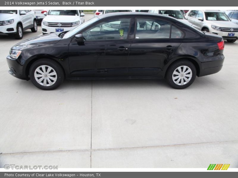 Black / Titan Black 2014 Volkswagen Jetta S Sedan