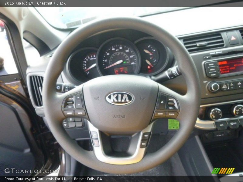 Chestnut / Black 2015 Kia Rio EX
