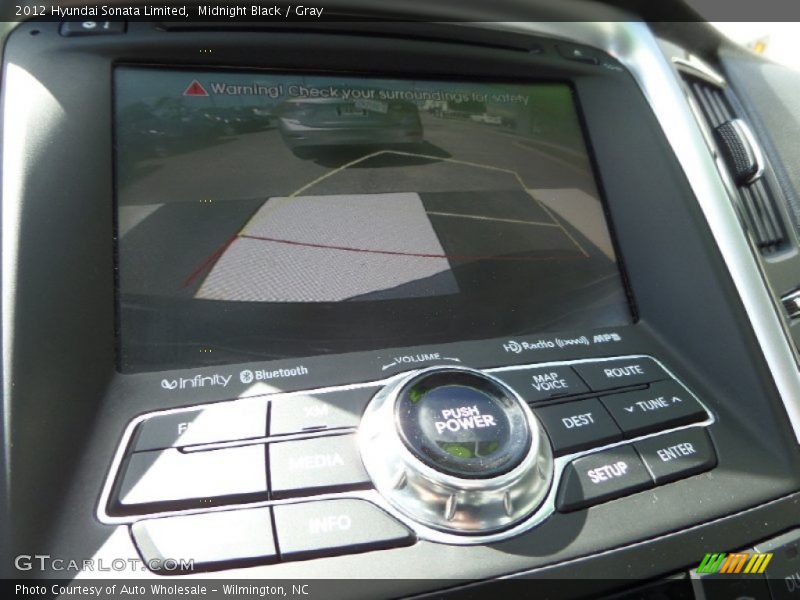 Midnight Black / Gray 2012 Hyundai Sonata Limited