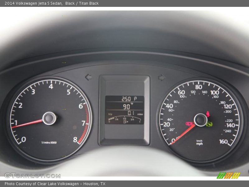 Black / Titan Black 2014 Volkswagen Jetta S Sedan