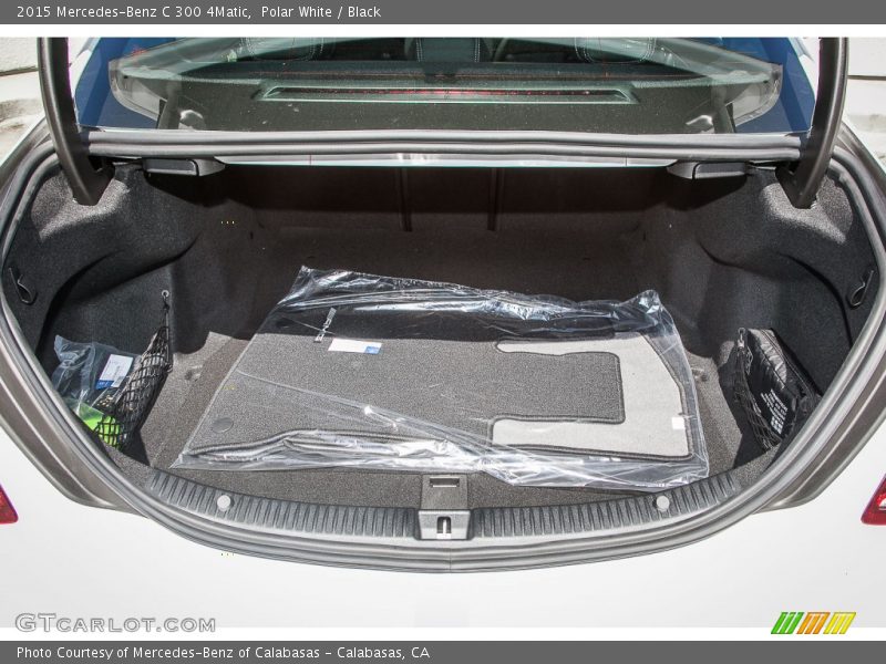 Polar White / Black 2015 Mercedes-Benz C 300 4Matic