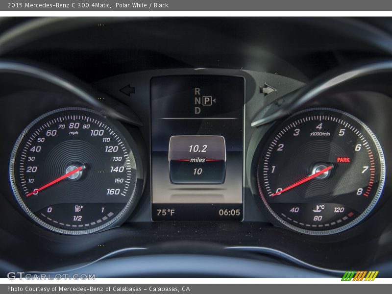 Polar White / Black 2015 Mercedes-Benz C 300 4Matic