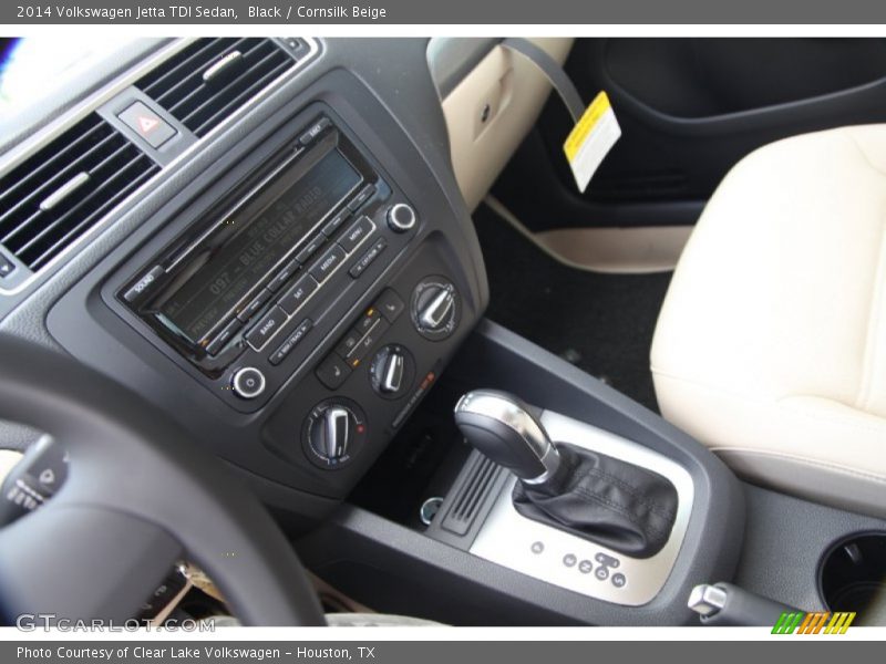 Black / Cornsilk Beige 2014 Volkswagen Jetta TDI Sedan
