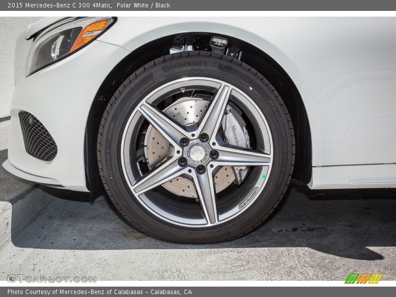Polar White / Black 2015 Mercedes-Benz C 300 4Matic