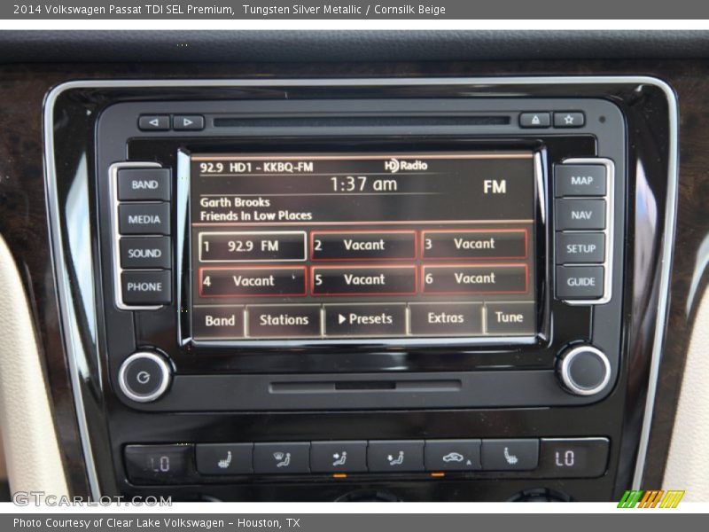 Tungsten Silver Metallic / Cornsilk Beige 2014 Volkswagen Passat TDI SEL Premium