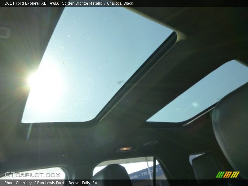 Golden Bronze Metallic / Charcoal Black 2011 Ford Explorer XLT 4WD