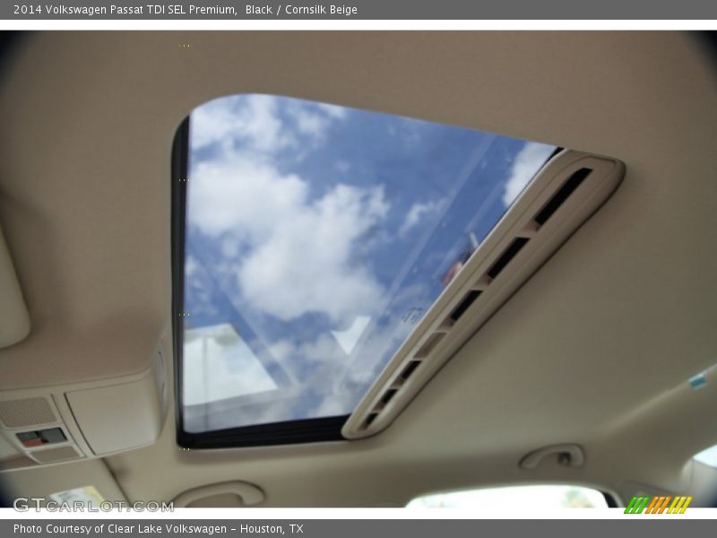 Black / Cornsilk Beige 2014 Volkswagen Passat TDI SEL Premium