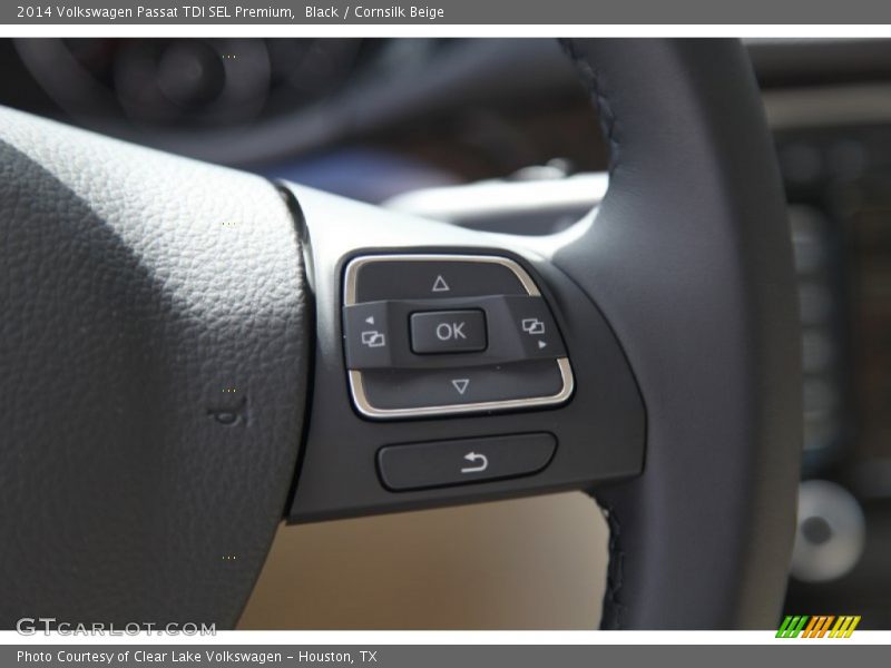 Black / Cornsilk Beige 2014 Volkswagen Passat TDI SEL Premium