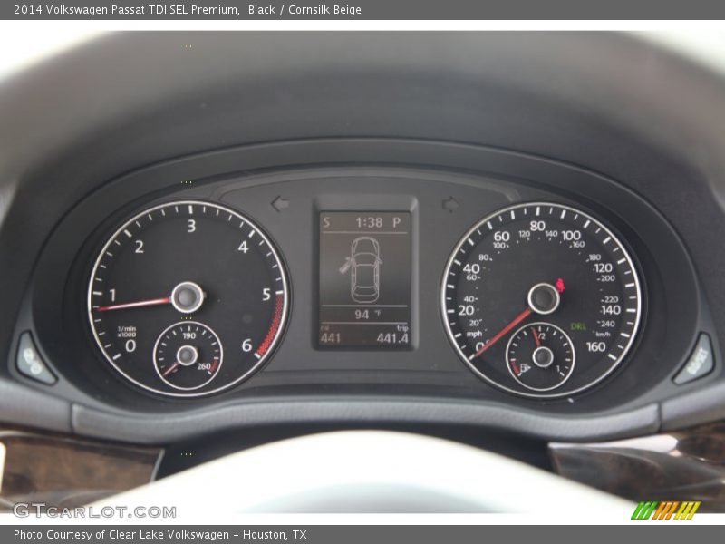 Black / Cornsilk Beige 2014 Volkswagen Passat TDI SEL Premium