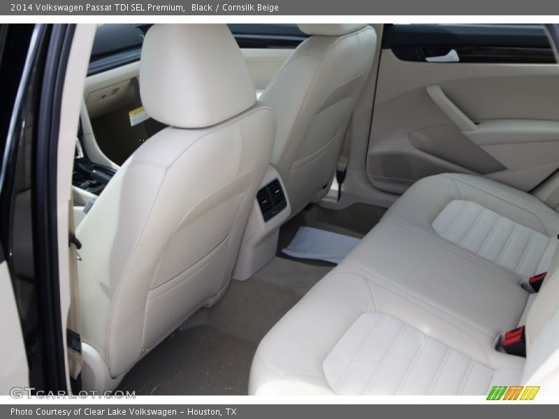 Black / Cornsilk Beige 2014 Volkswagen Passat TDI SEL Premium