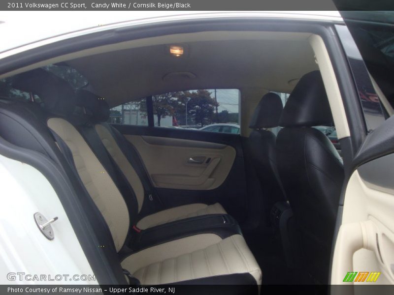Candy White / Cornsilk Beige/Black 2011 Volkswagen CC Sport