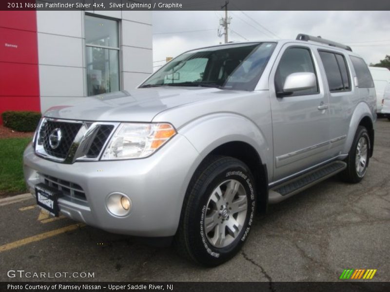 Silver Lightning / Graphite 2011 Nissan Pathfinder Silver 4x4