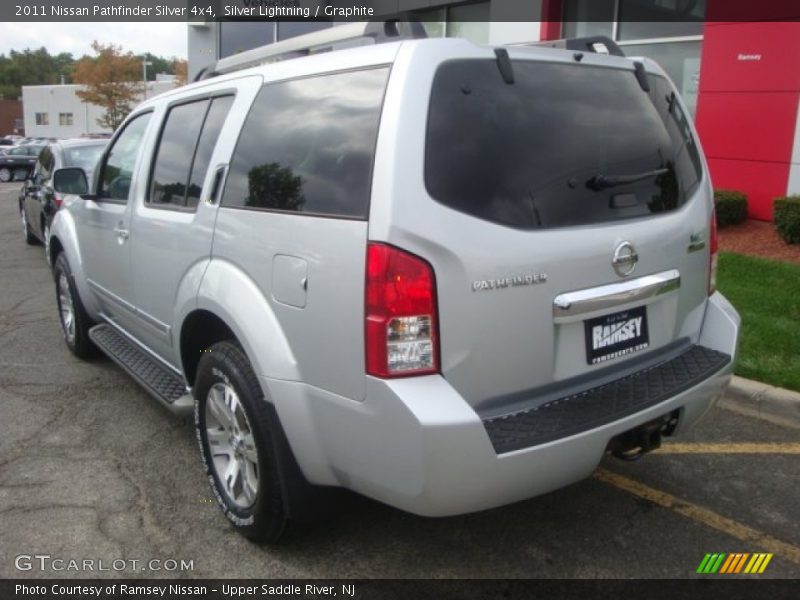 Silver Lightning / Graphite 2011 Nissan Pathfinder Silver 4x4