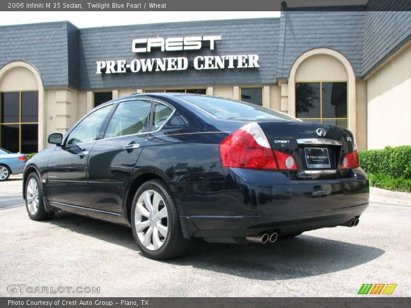Twilight Blue Pearl / Wheat 2006 Infiniti M 35 Sedan
