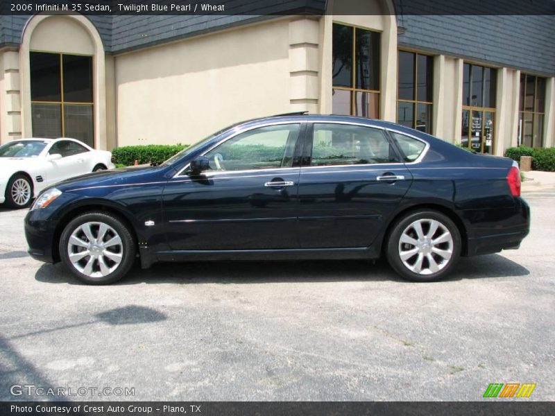 Twilight Blue Pearl / Wheat 2006 Infiniti M 35 Sedan