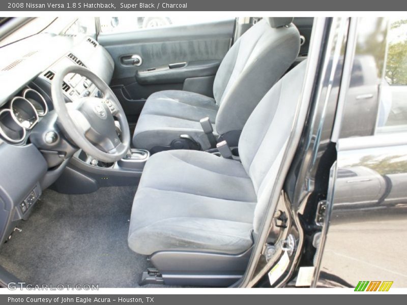 Super Black / Charcoal 2008 Nissan Versa 1.8 S Hatchback