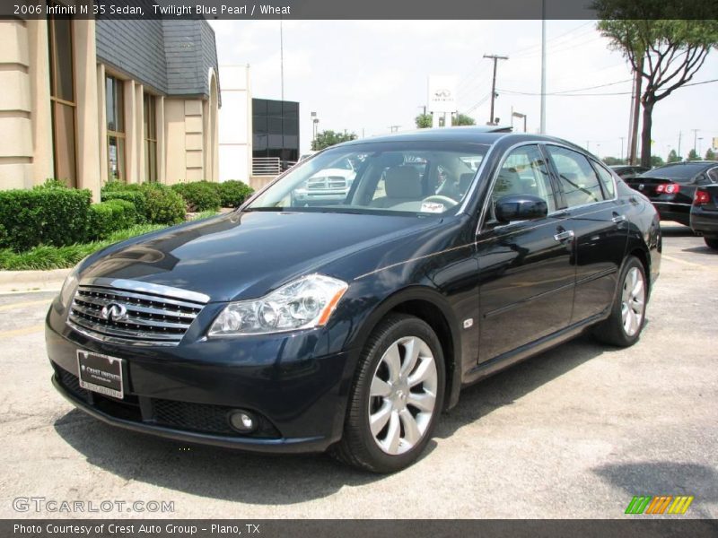 Twilight Blue Pearl / Wheat 2006 Infiniti M 35 Sedan