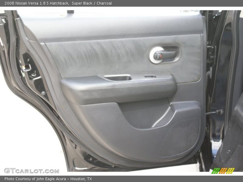 Super Black / Charcoal 2008 Nissan Versa 1.8 S Hatchback