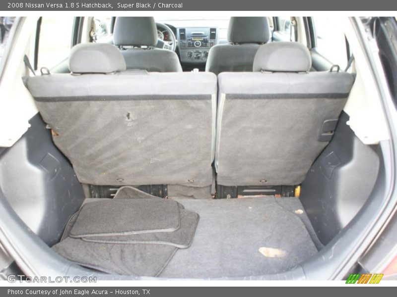 Super Black / Charcoal 2008 Nissan Versa 1.8 S Hatchback