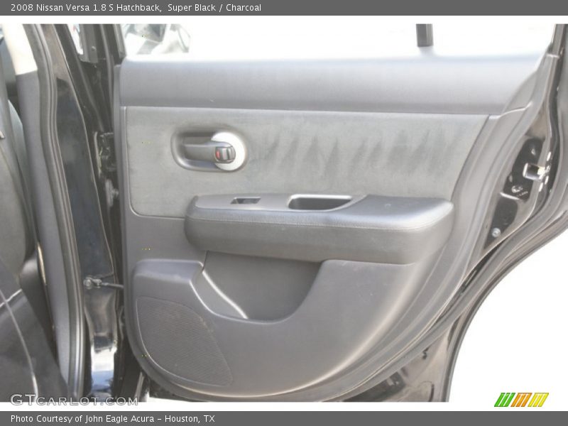 Super Black / Charcoal 2008 Nissan Versa 1.8 S Hatchback