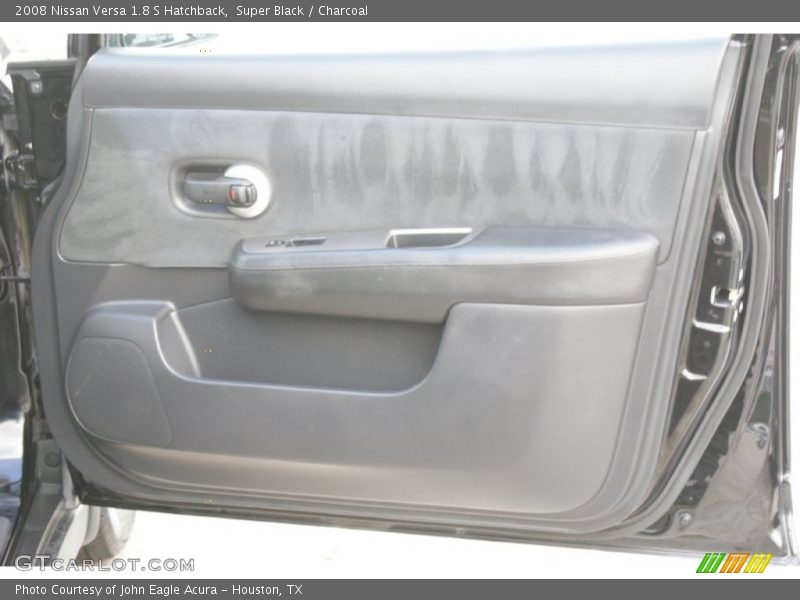 Super Black / Charcoal 2008 Nissan Versa 1.8 S Hatchback