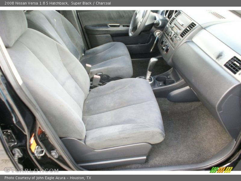 Super Black / Charcoal 2008 Nissan Versa 1.8 S Hatchback