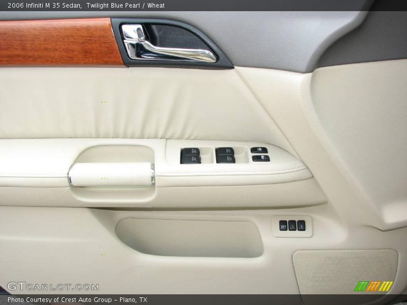 Twilight Blue Pearl / Wheat 2006 Infiniti M 35 Sedan