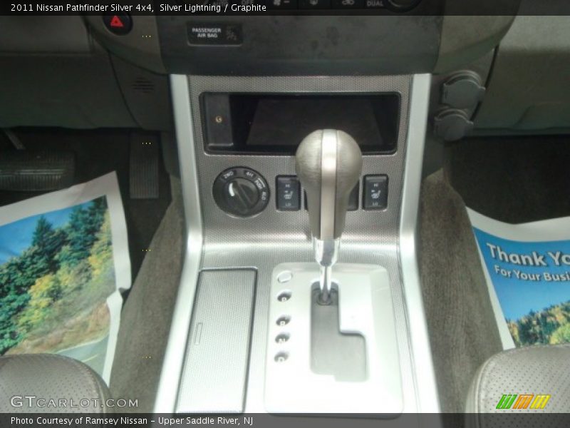 Silver Lightning / Graphite 2011 Nissan Pathfinder Silver 4x4