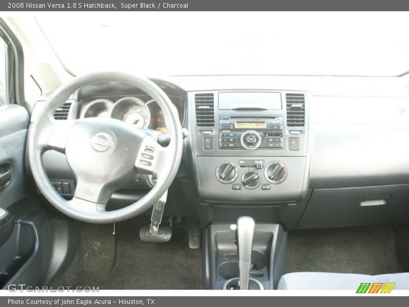 Super Black / Charcoal 2008 Nissan Versa 1.8 S Hatchback