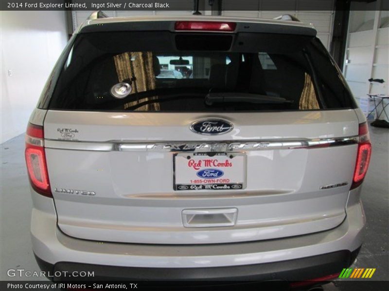 Ingot Silver / Charcoal Black 2014 Ford Explorer Limited