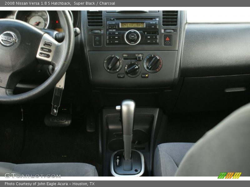 Super Black / Charcoal 2008 Nissan Versa 1.8 S Hatchback