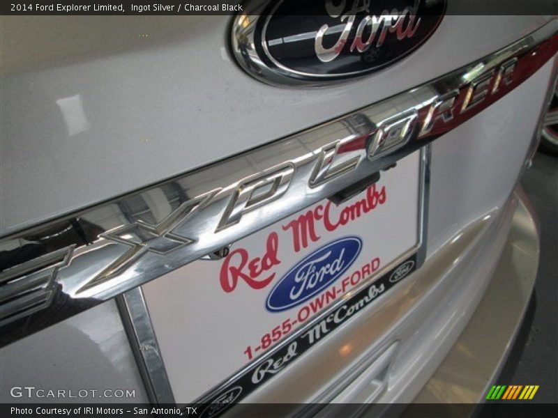 Ingot Silver / Charcoal Black 2014 Ford Explorer Limited