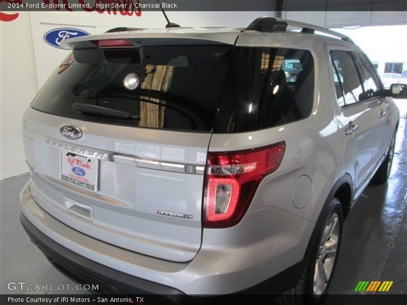 Ingot Silver / Charcoal Black 2014 Ford Explorer Limited