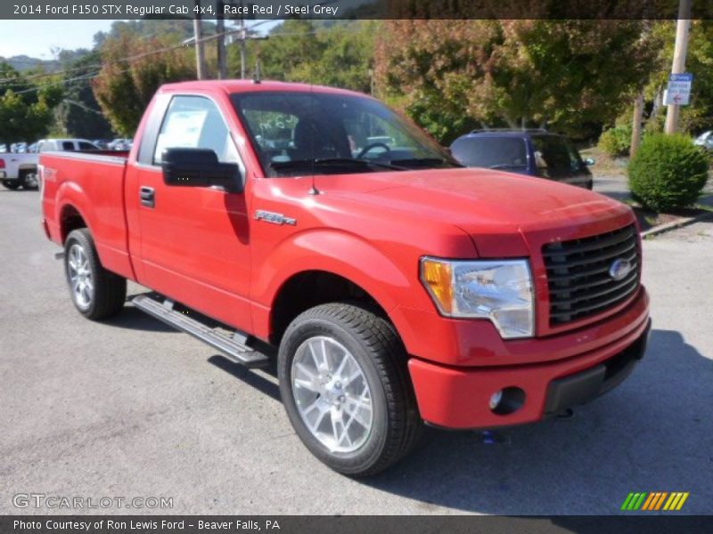 Race Red / Steel Grey 2014 Ford F150 STX Regular Cab 4x4