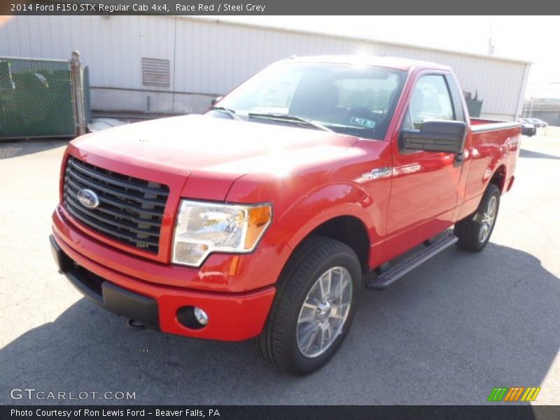 Race Red / Steel Grey 2014 Ford F150 STX Regular Cab 4x4