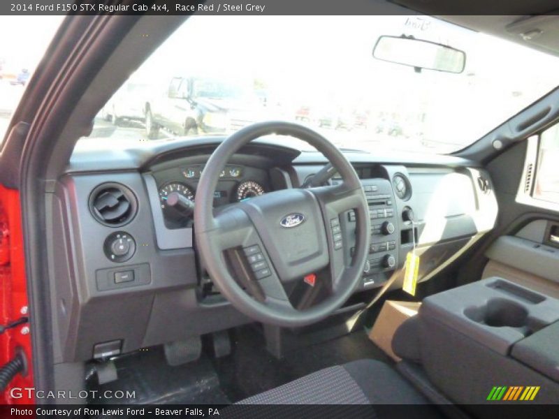 Race Red / Steel Grey 2014 Ford F150 STX Regular Cab 4x4