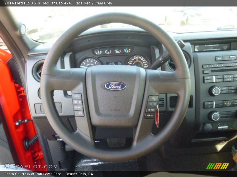 Race Red / Steel Grey 2014 Ford F150 STX Regular Cab 4x4