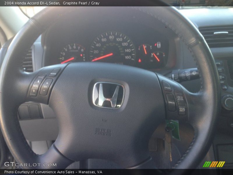 Graphite Pearl / Gray 2004 Honda Accord EX-L Sedan