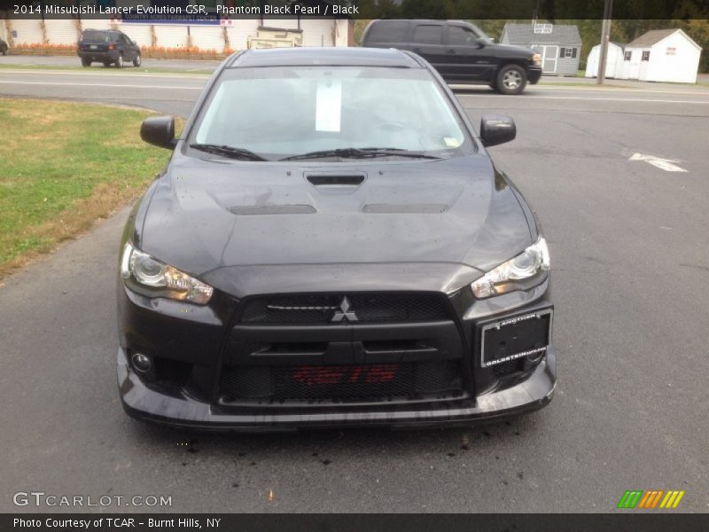 Phantom Black Pearl / Black 2014 Mitsubishi Lancer Evolution GSR