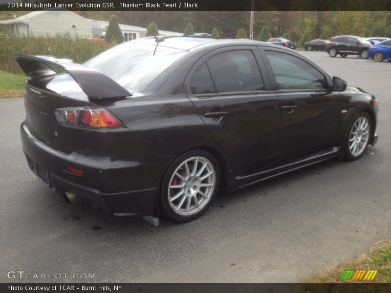 Phantom Black Pearl / Black 2014 Mitsubishi Lancer Evolution GSR