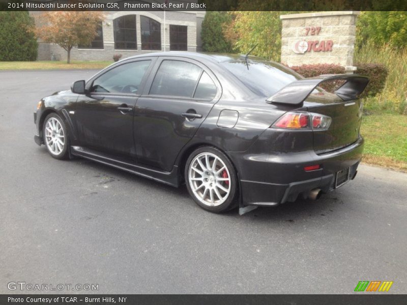 Phantom Black Pearl / Black 2014 Mitsubishi Lancer Evolution GSR