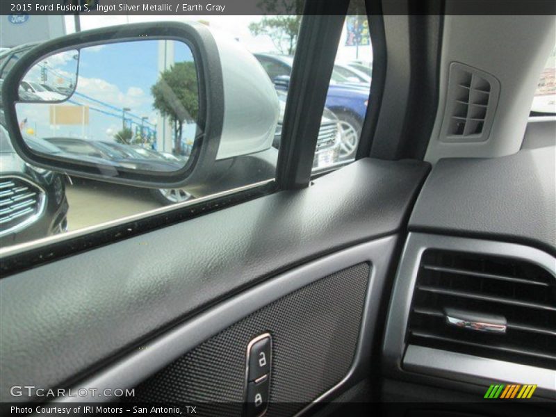 Ingot Silver Metallic / Earth Gray 2015 Ford Fusion S