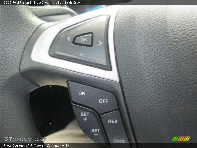 Ingot Silver Metallic / Earth Gray 2015 Ford Fusion S