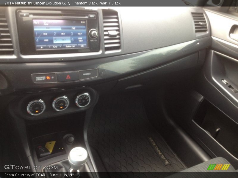 Phantom Black Pearl / Black 2014 Mitsubishi Lancer Evolution GSR