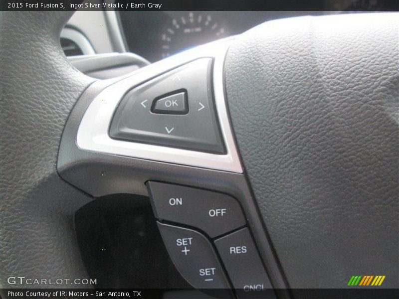 Ingot Silver Metallic / Earth Gray 2015 Ford Fusion S