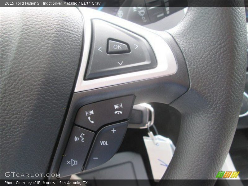 Ingot Silver Metallic / Earth Gray 2015 Ford Fusion S