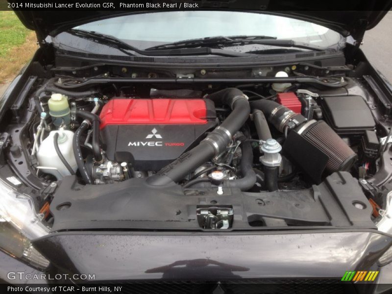 Phantom Black Pearl / Black 2014 Mitsubishi Lancer Evolution GSR