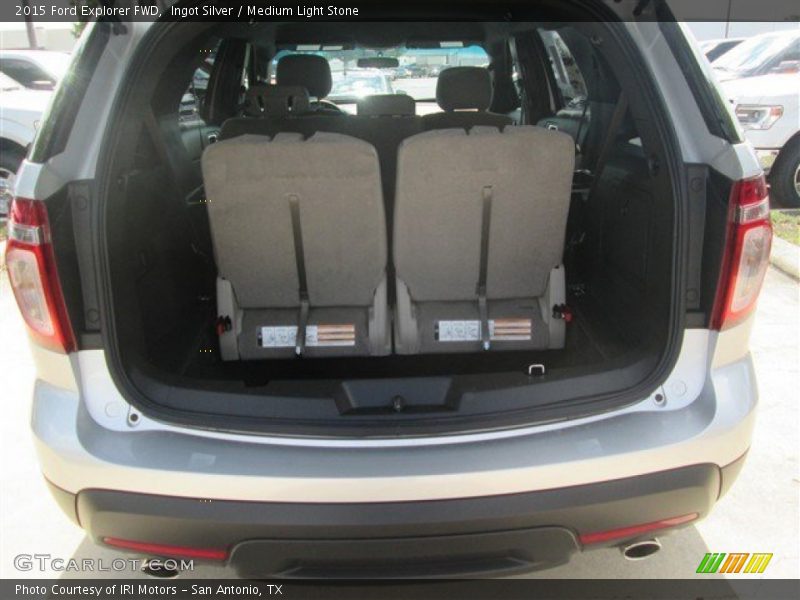 Ingot Silver / Medium Light Stone 2015 Ford Explorer FWD