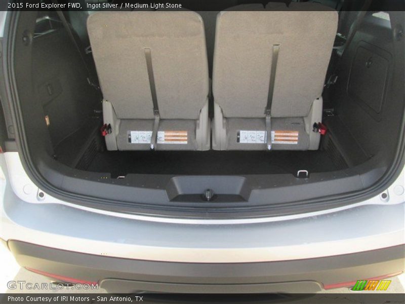 Ingot Silver / Medium Light Stone 2015 Ford Explorer FWD
