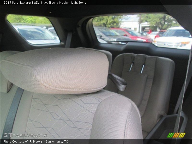 Ingot Silver / Medium Light Stone 2015 Ford Explorer FWD
